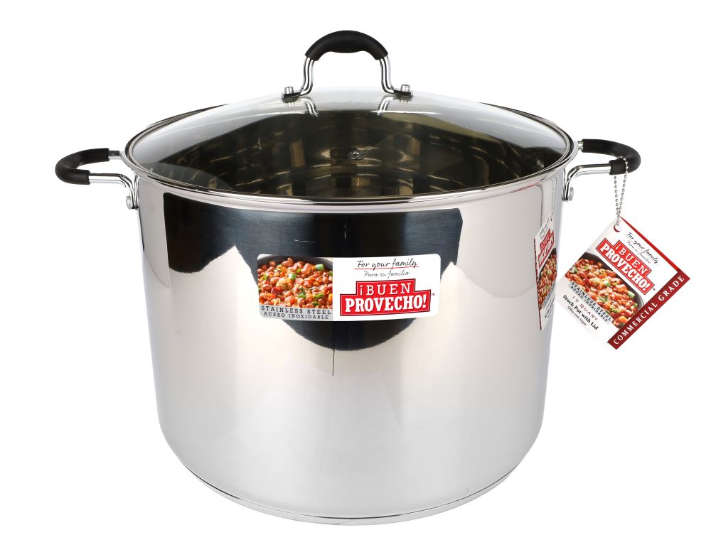 Buen Provencho 17 Quart Covered Stock Pot