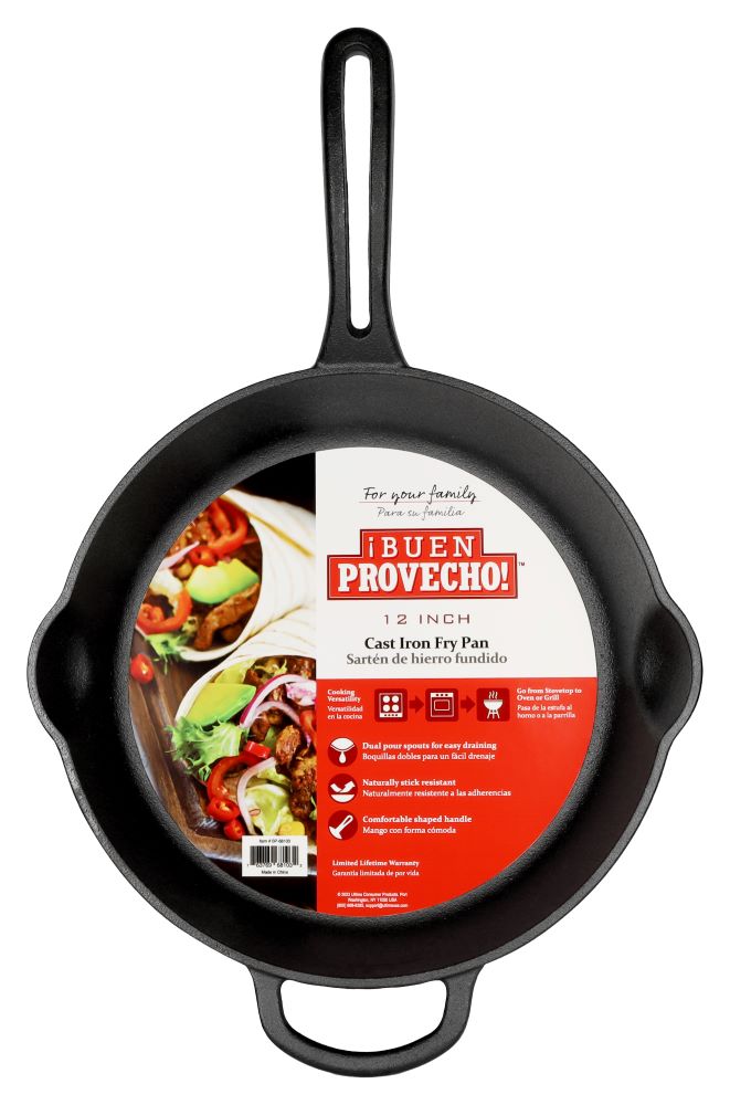 Buen Provencho 12 Inch Cast Iron Pan