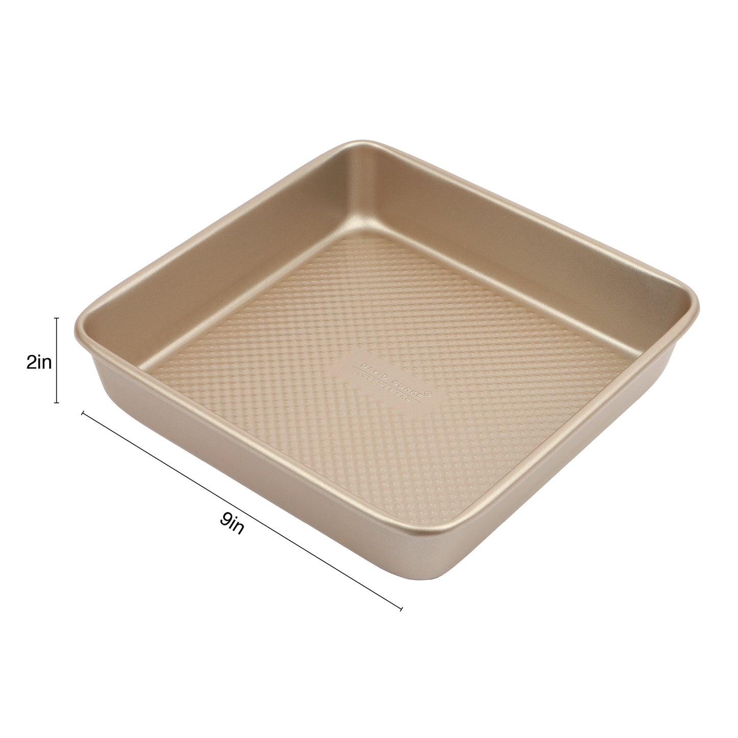 David Burke Square Cake Pan - Bronze