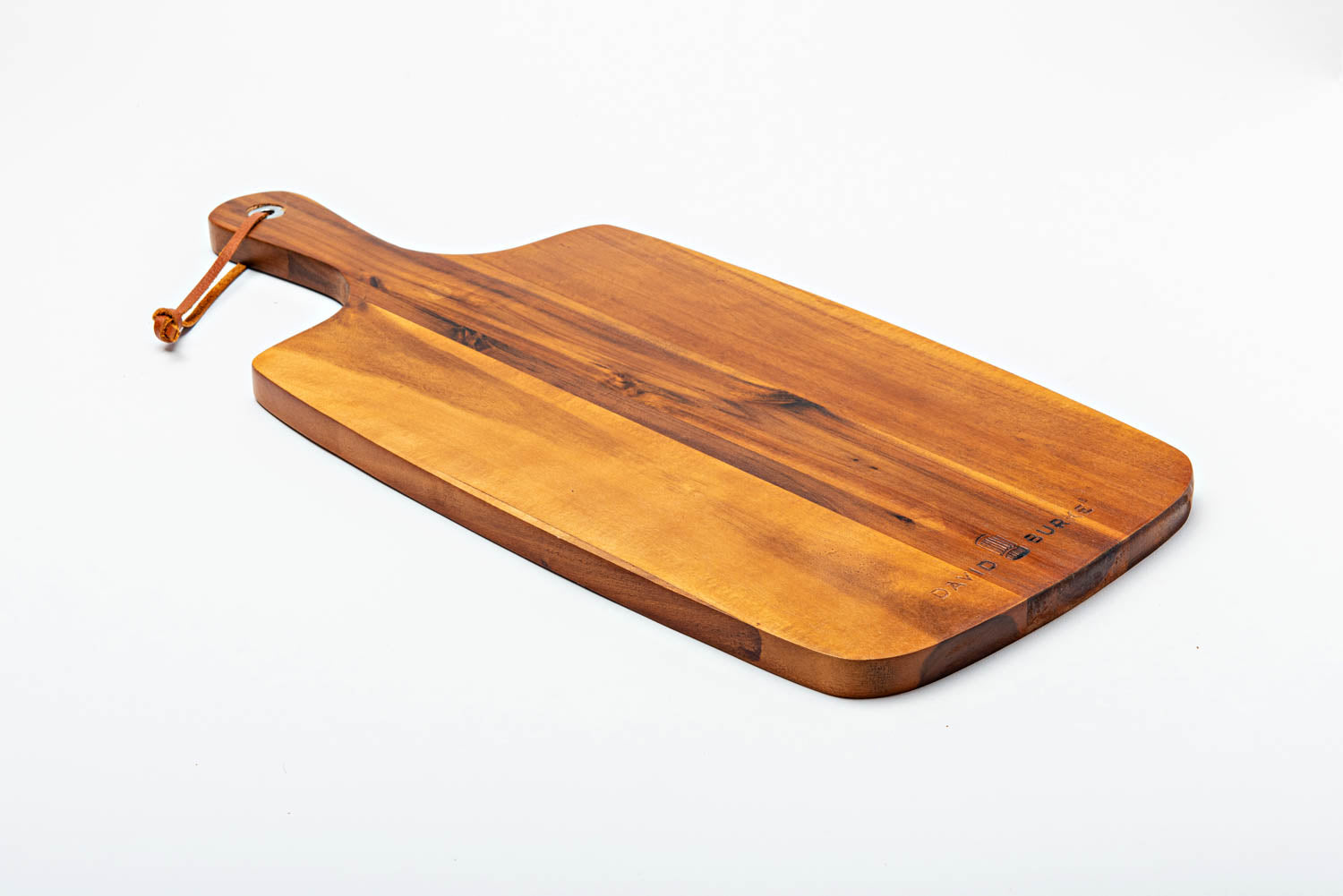 David Burke Acacia Large Paddle Serving Board