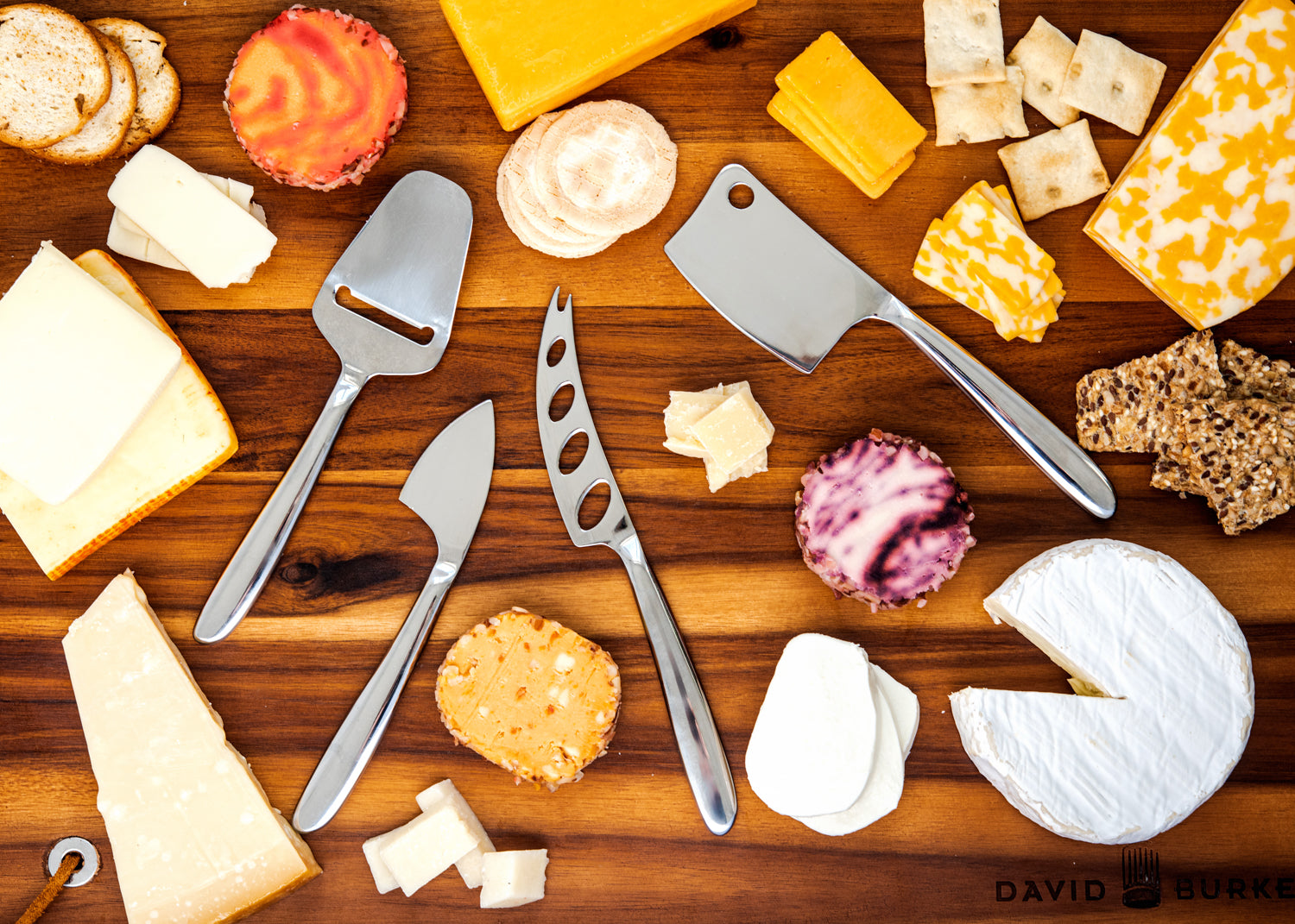 Nicole Miller 5 Piece Cheese Knife Set