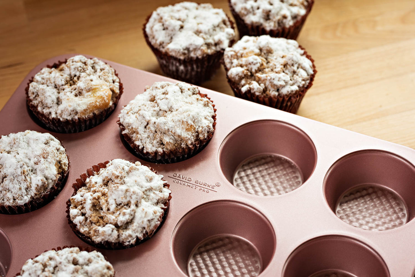 David Burke Muffin Tin - Rose Gold