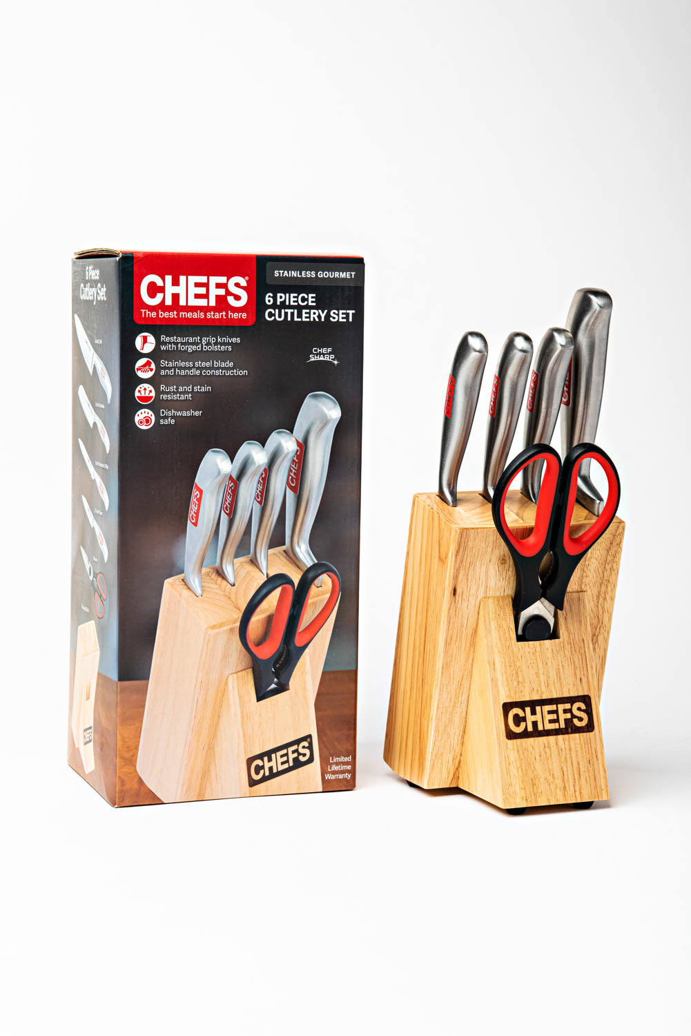 CHEFS 6 Piece Prep Set - Stainless