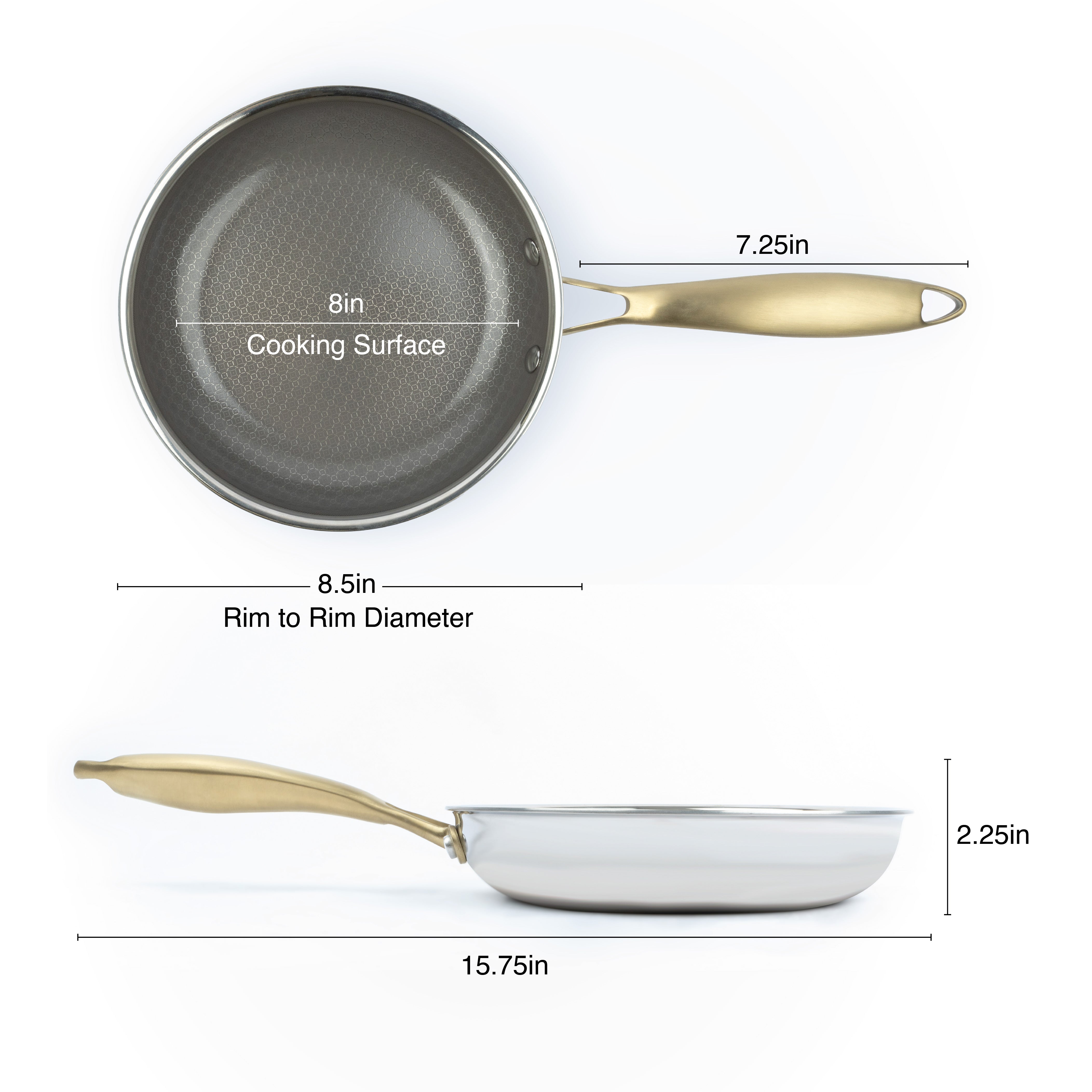 GeoGlad Ceramic 8in Nonstick Ceramic Fry Pan