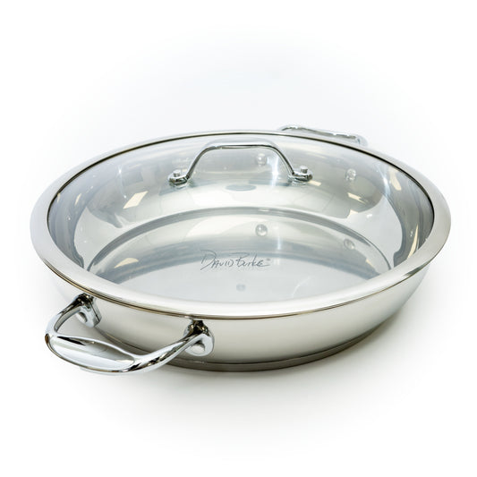 David Burke Splendor 12.5 inch Everyday Pan with Lid
