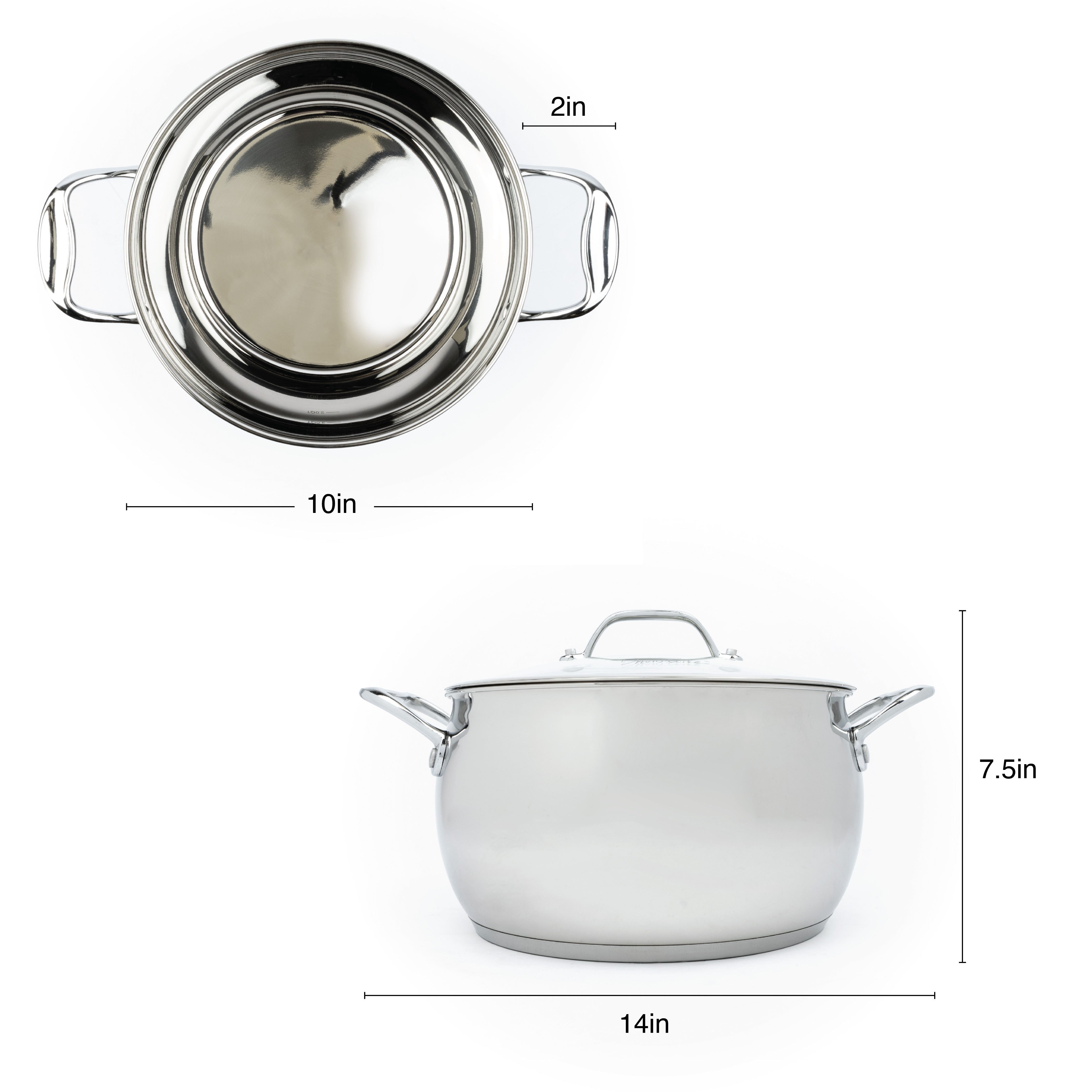 David Burke Splendor 7 qt. Dutch Oven with Lid