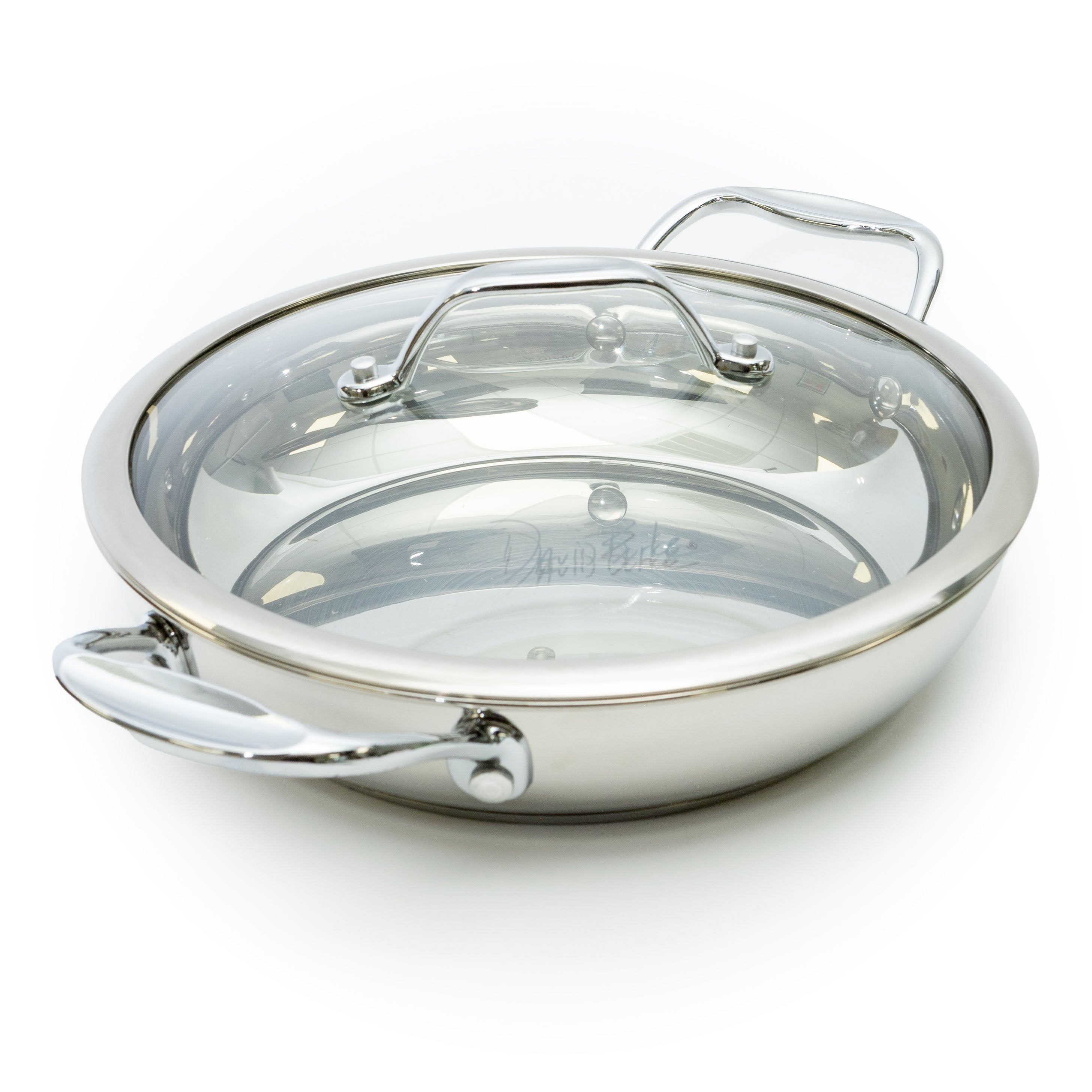 David Burke Splendor 9.5 inch Everyday Pan with Lid