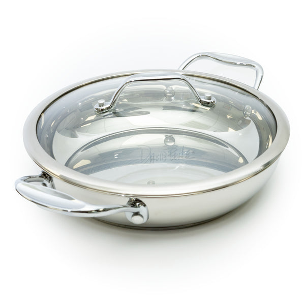 David Burke Splendor 9.5 inch Everyday Pan with Lid