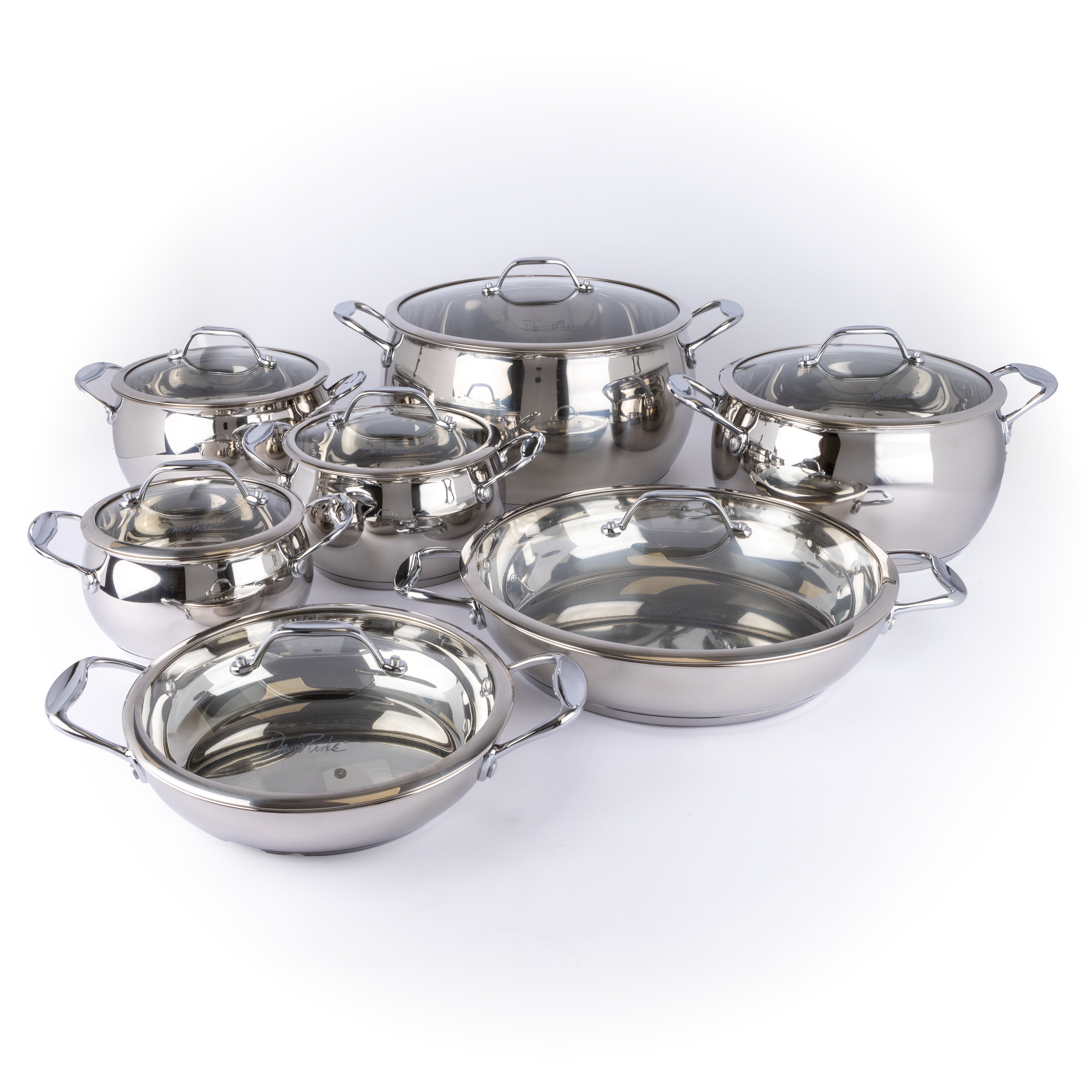 David Burke Splendor 12.5 inch Everyday Pan with Lid