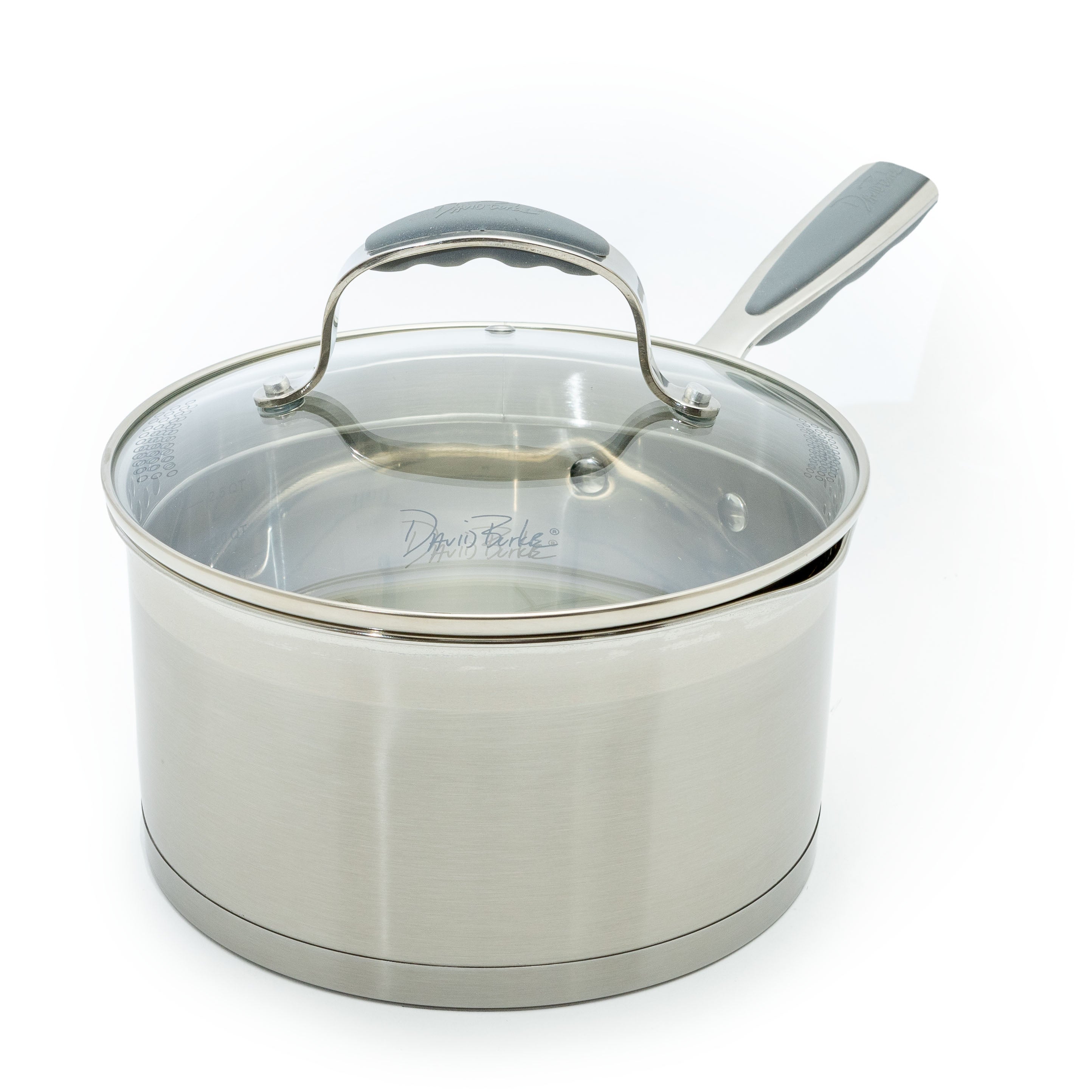 David Burke Stature 3.5 qt. Sauce Pan with Strain Lid