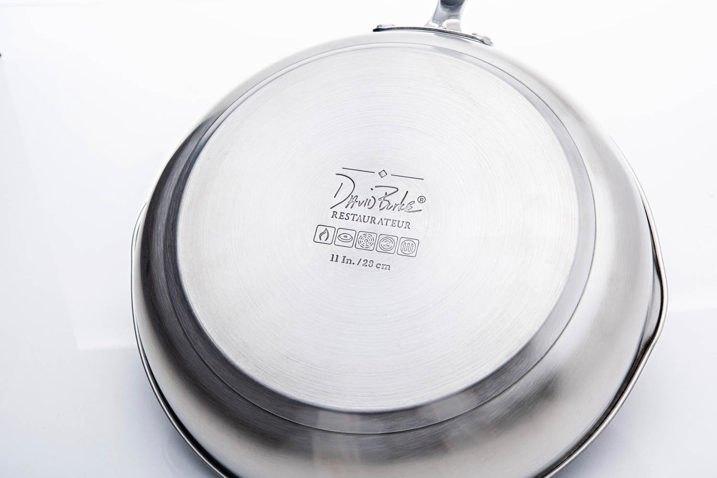 David Burke Stature 11 inch Nonstick (Gray Ceramic) Fry Pan w/ Pour Spouts
