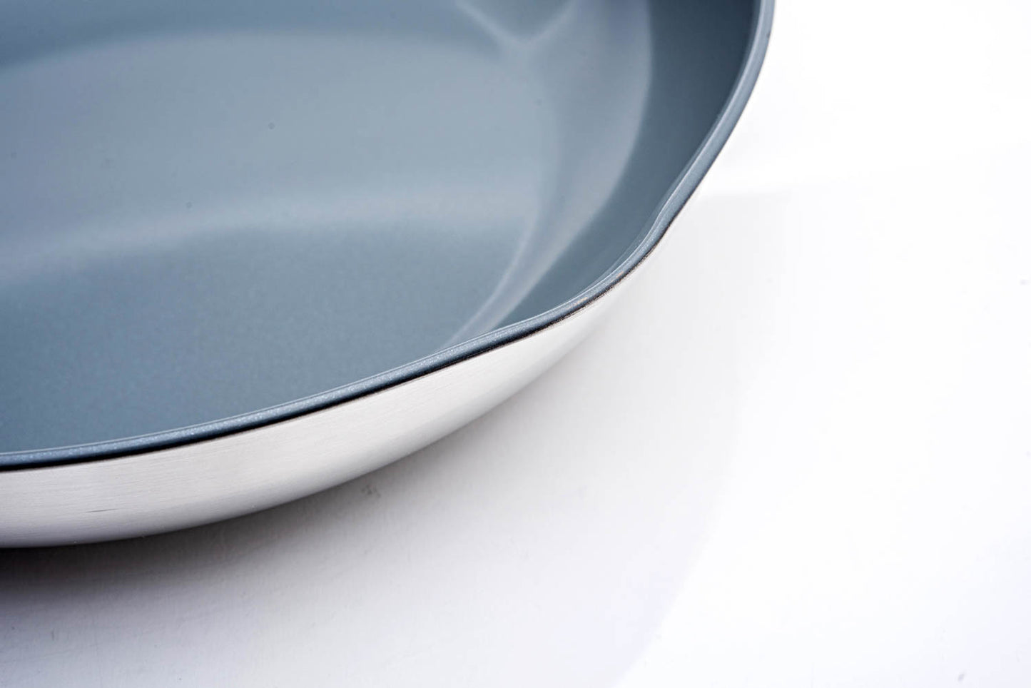 David Burke Stature 11 inch Nonstick (Gray Ceramic) Fry Pan w/ Pour Spouts