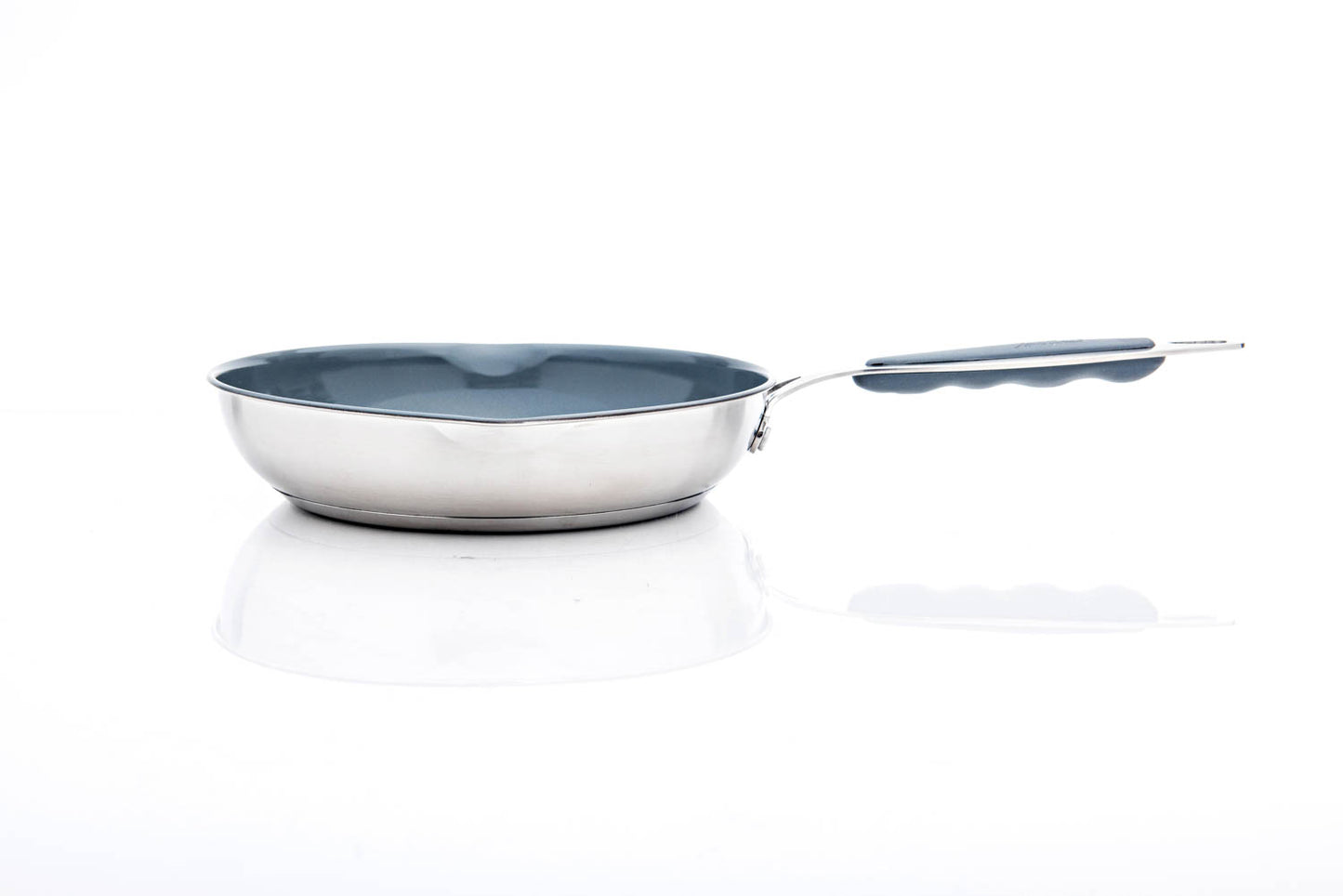 David Burke Stature 9.5 inch Nonstick (Gray Ceramic) Fry Pan w/ Pour Spouts