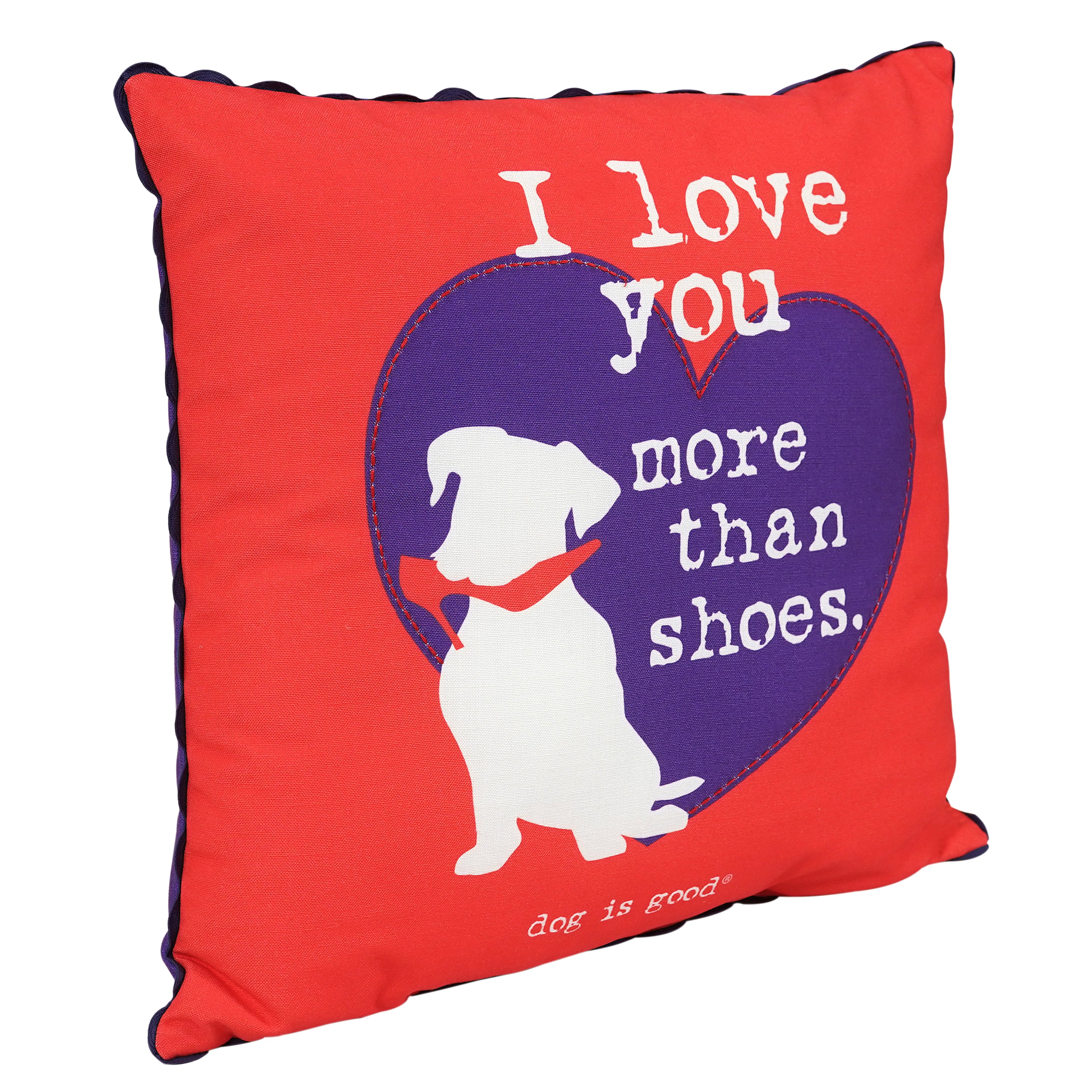 Love More Than Shoes Pillow