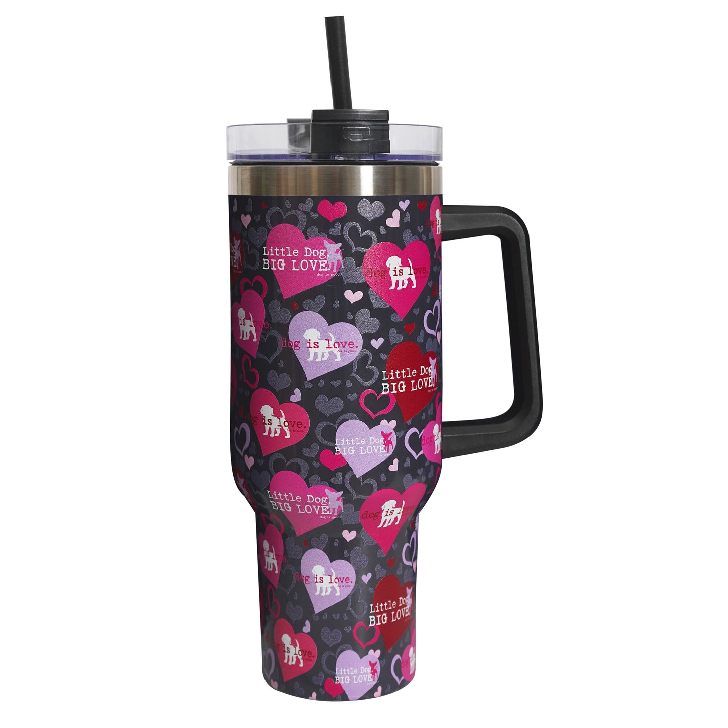 Little Dog, Big Love 40oz Vacuum Mug