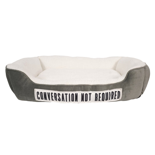 Conversation Not Required Small Dog Bed