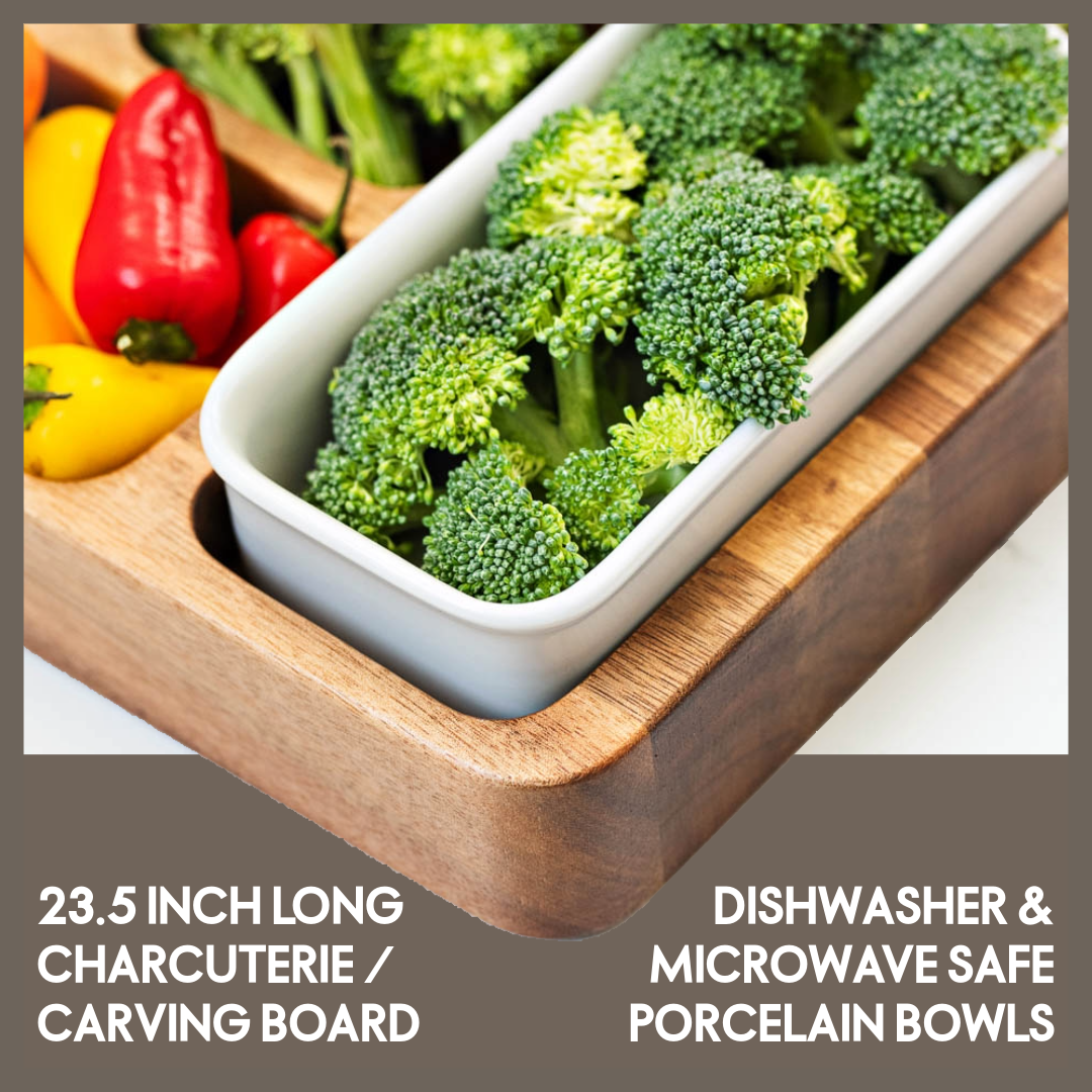 Elle Decor 5 Piece Charcuterie Board