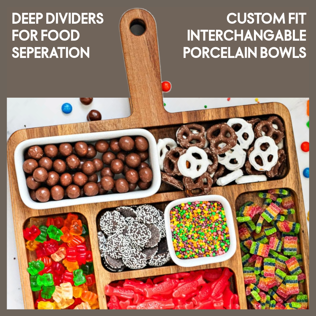 Elle Decor 5 Piece Charcuterie Board