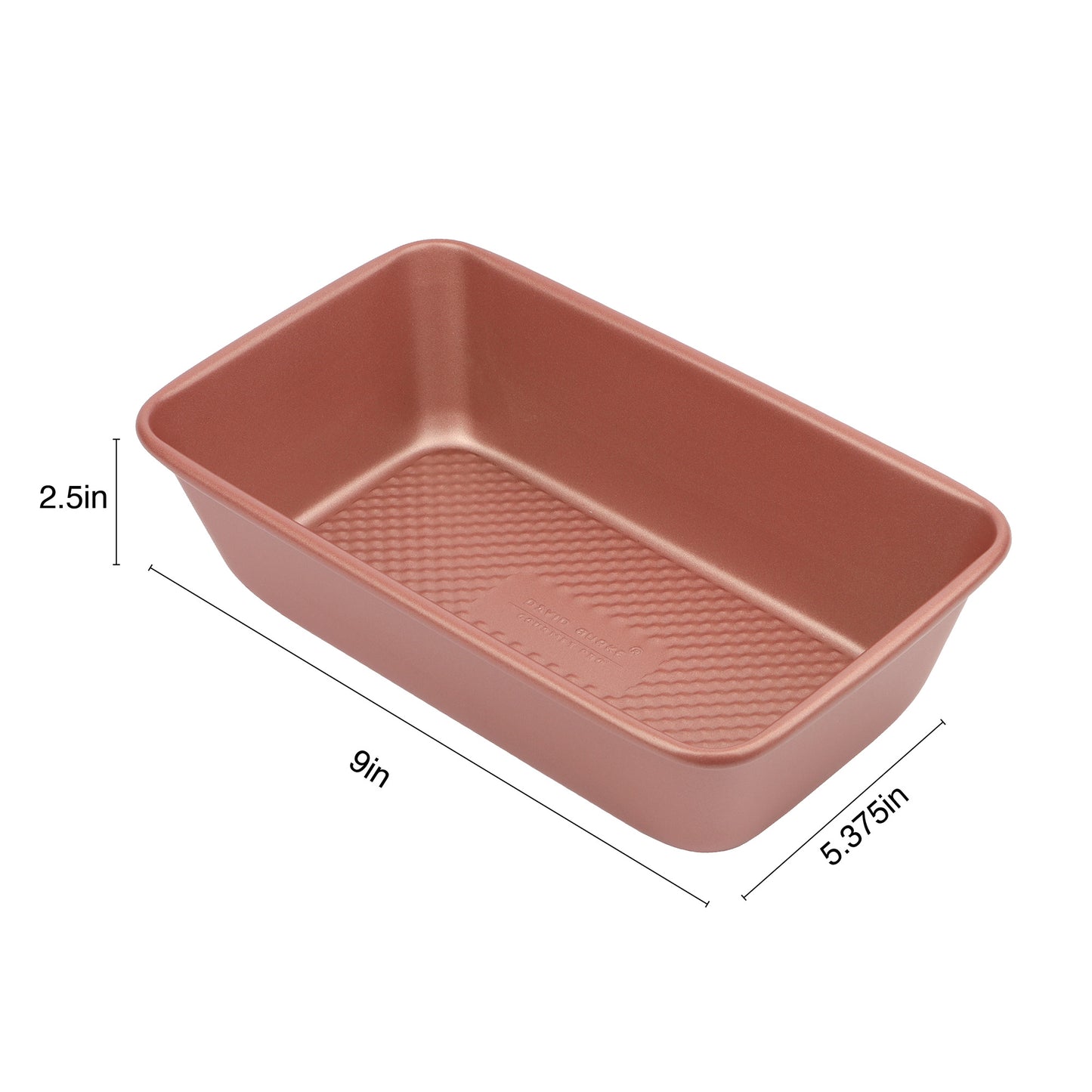 David Burke Bread Loaf Pan - Rose Gold