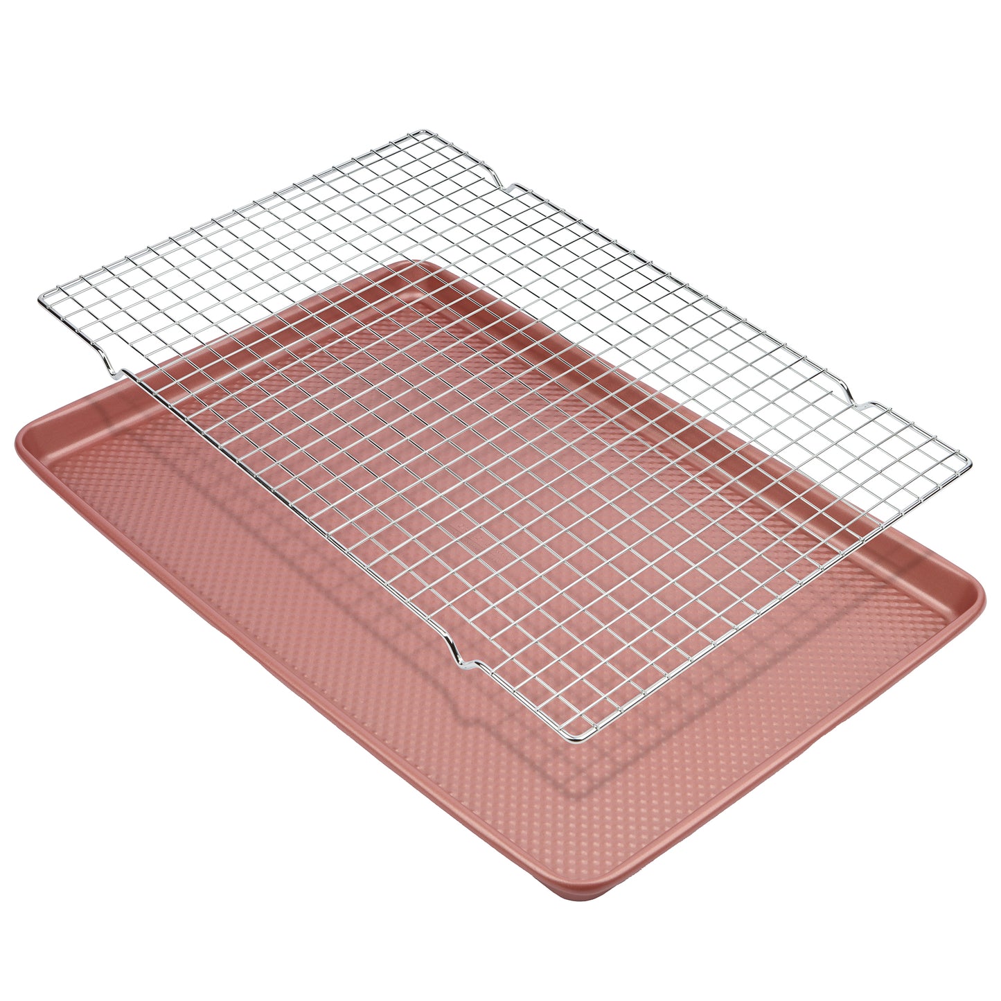 David Burke Large Cooke Sheet and Cooling Rack - Rose Gold