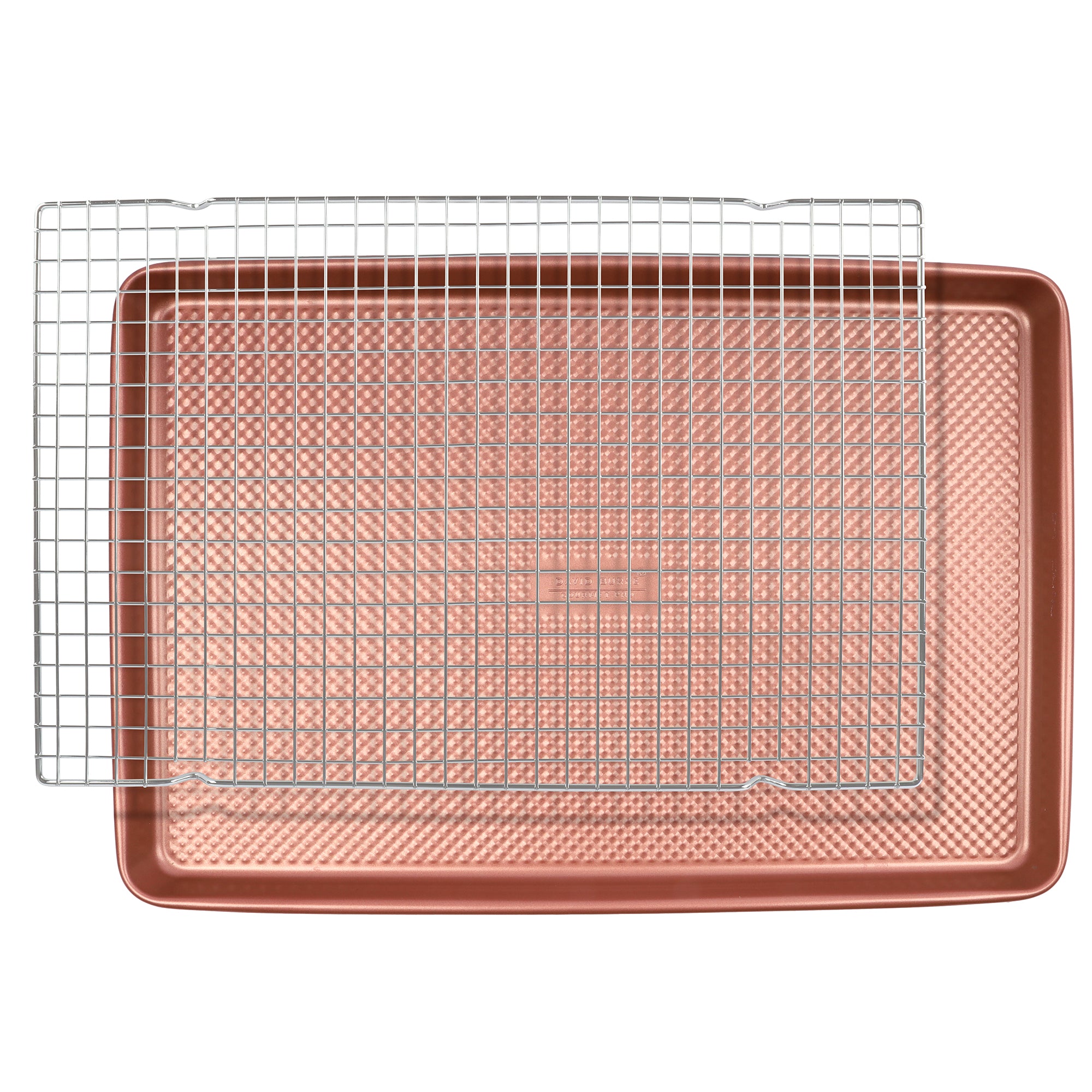 David Burke Large Cooke Sheet and Cooling Rack - Rose Gold