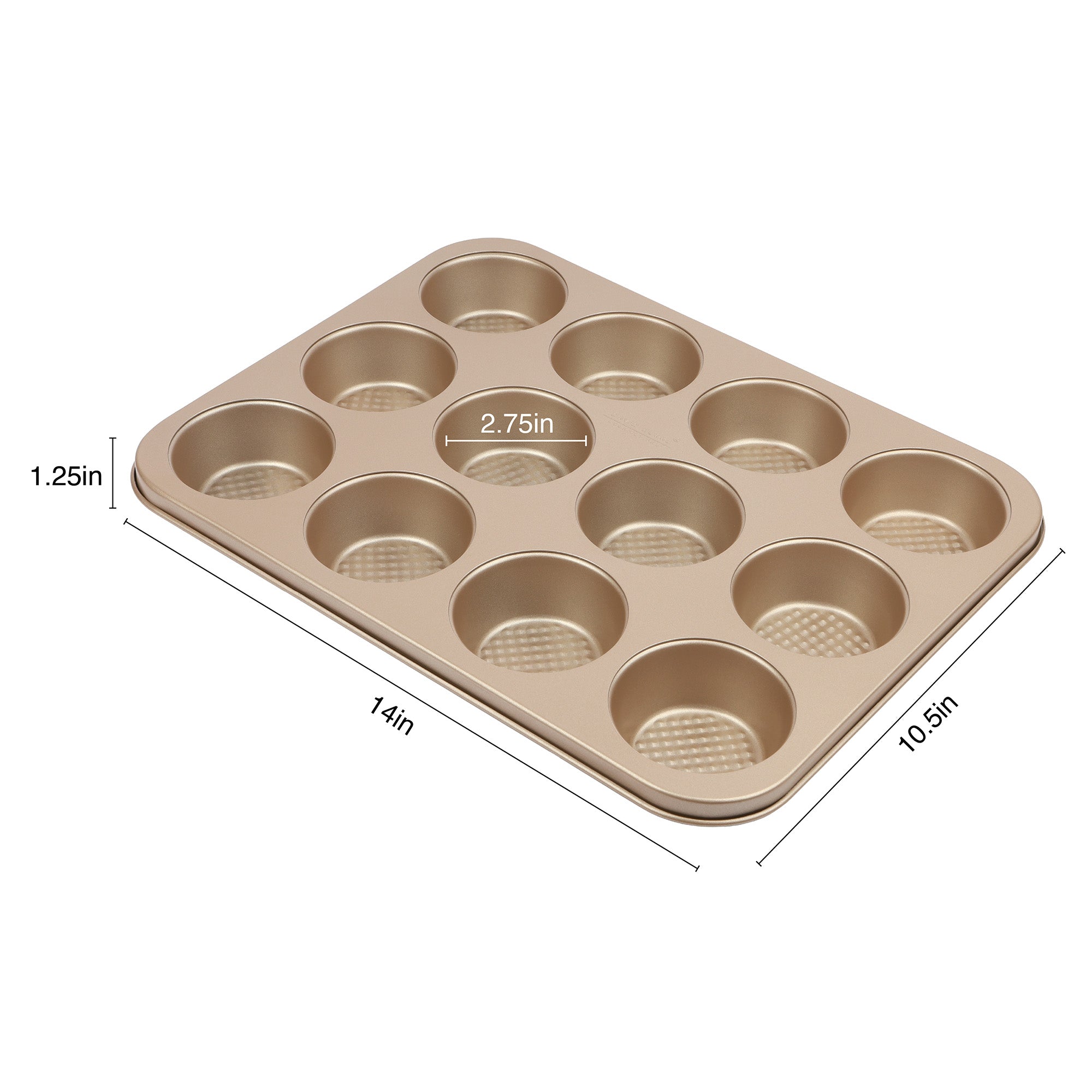 David Burke Muffin Tin - Bronze