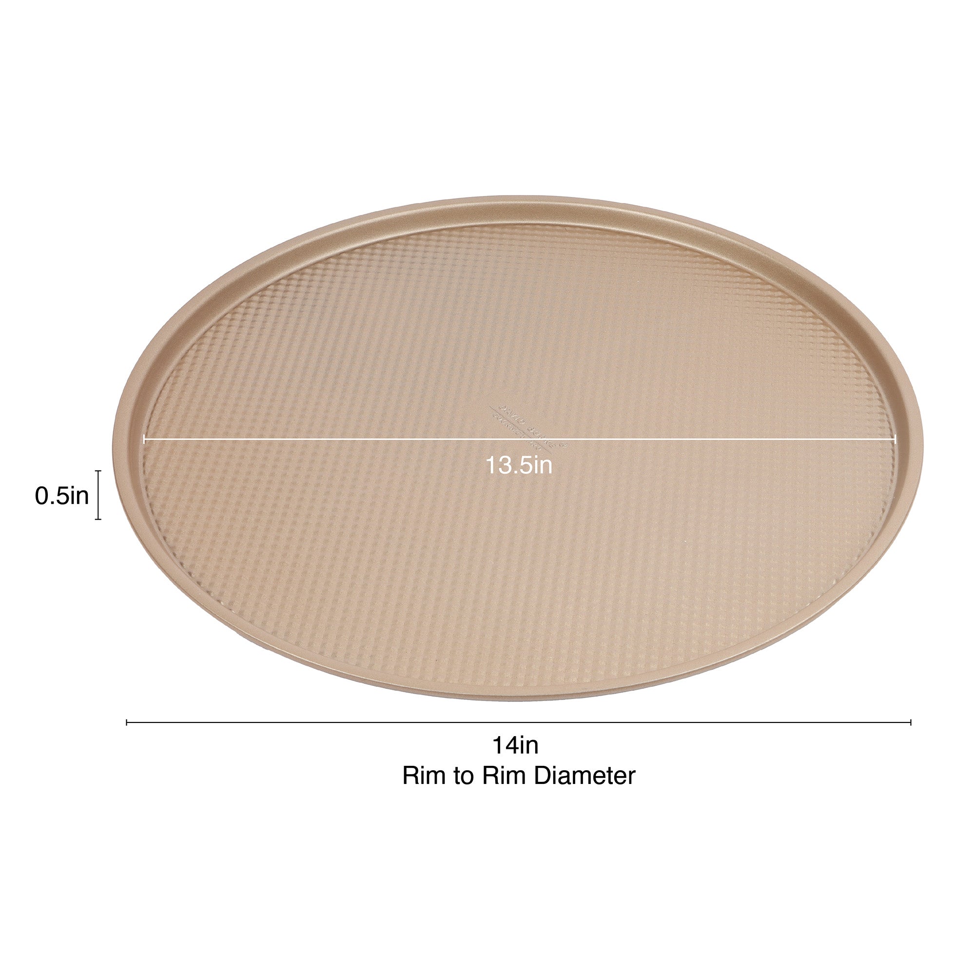 David Burke 14 inch Pizza Pan - Bronze