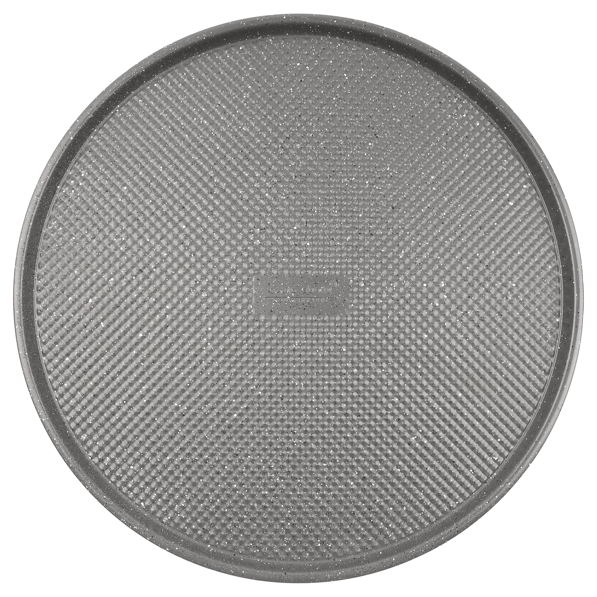 David Burke 14 inch Pizza Pan - Speckled Grey