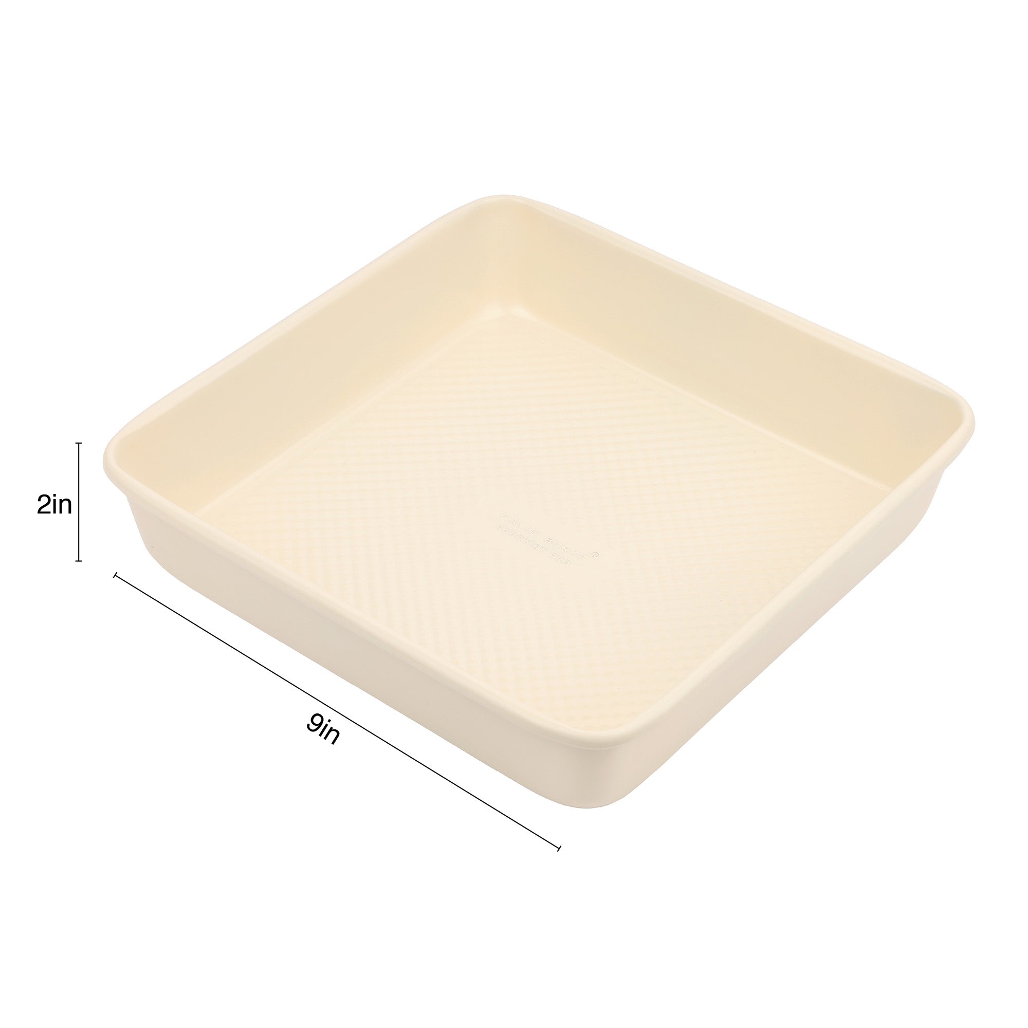 David Burke Square Cake Pan - Cream
