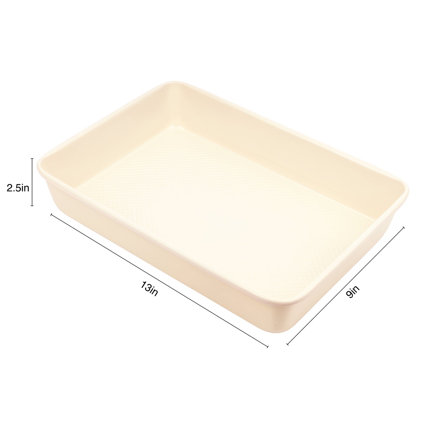 David Burke Oblong Bake Pan - Cream