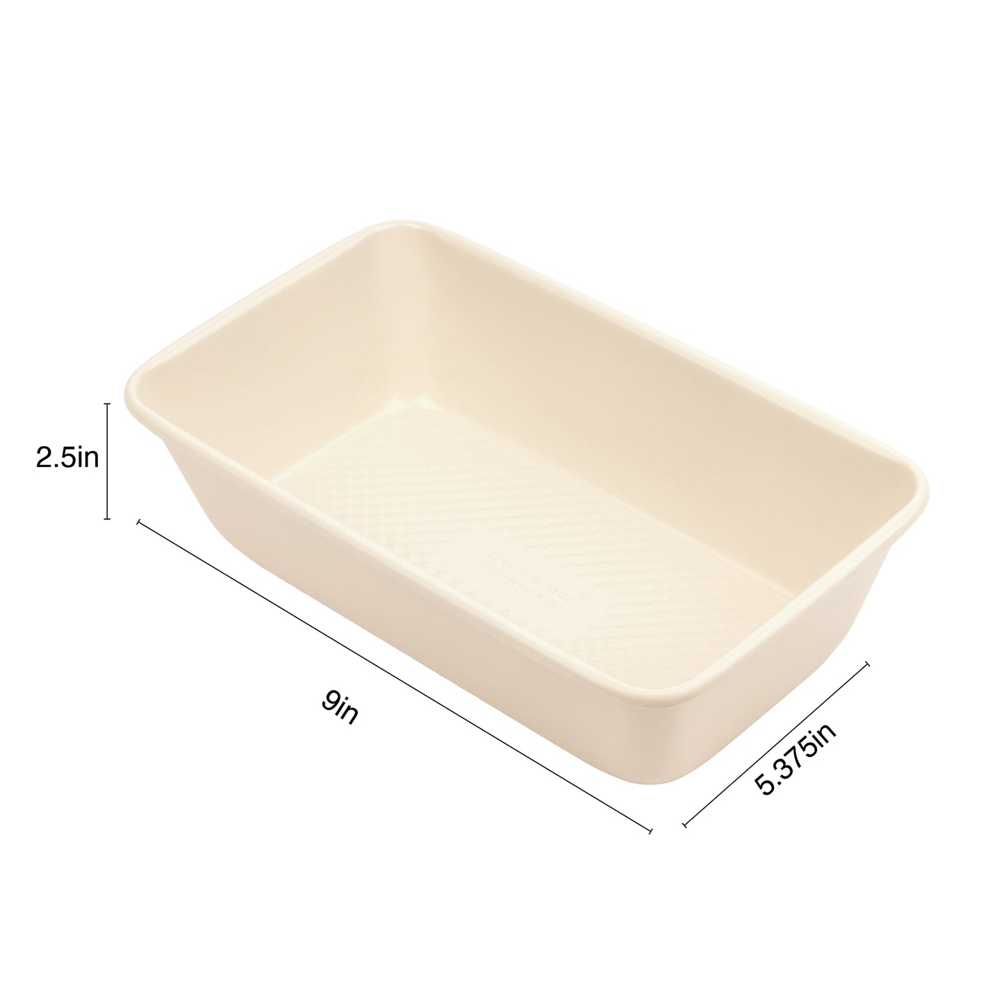 David Burke Bread Loaf Pan - Cream
