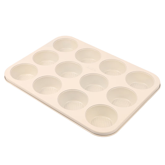 David Burke Muffin Tin - Cream