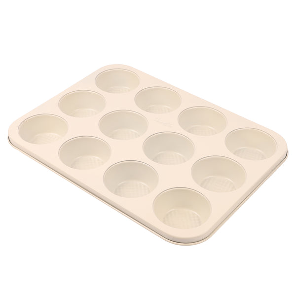 David Burke Muffin Tin - Cream