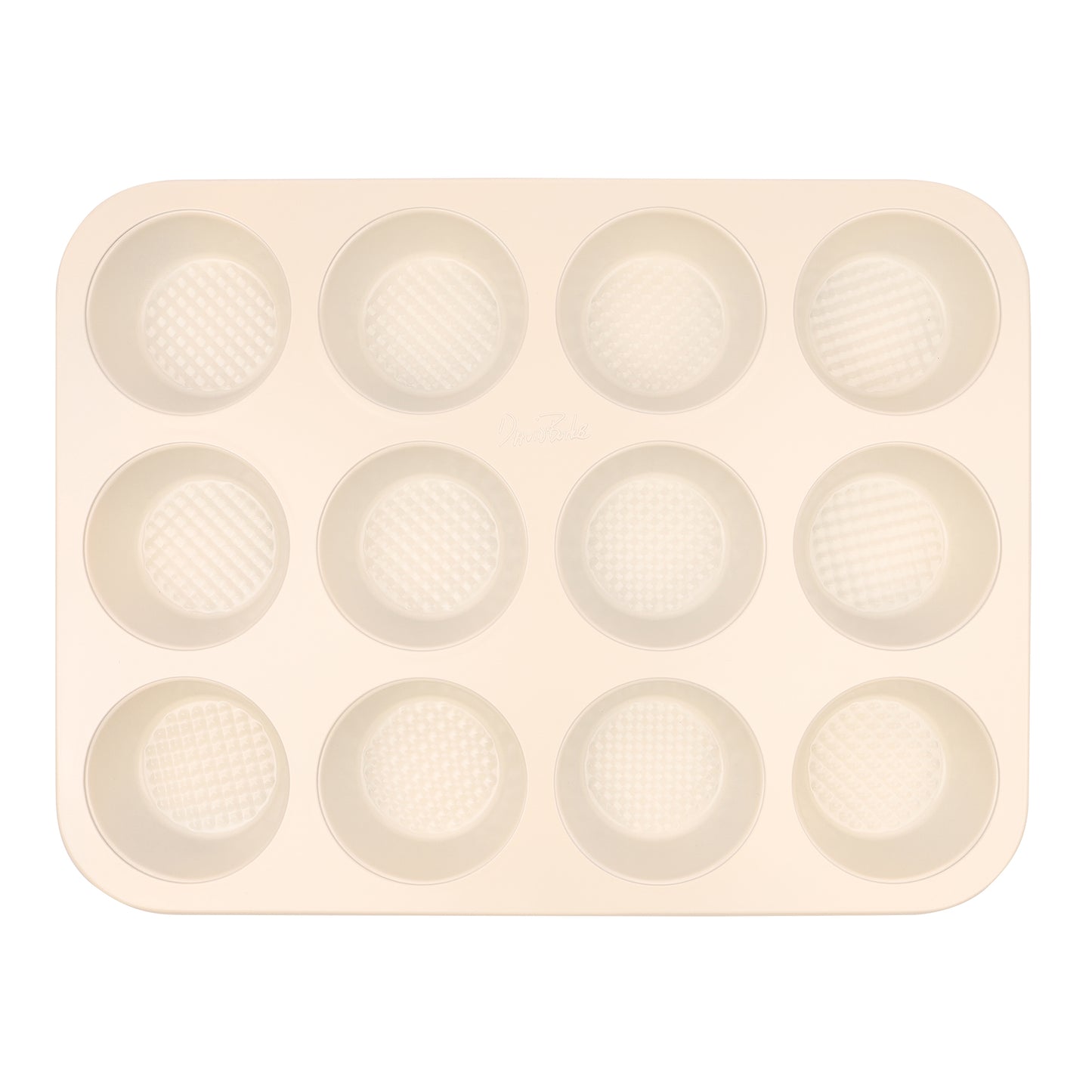 David Burke Muffin Tin - Cream