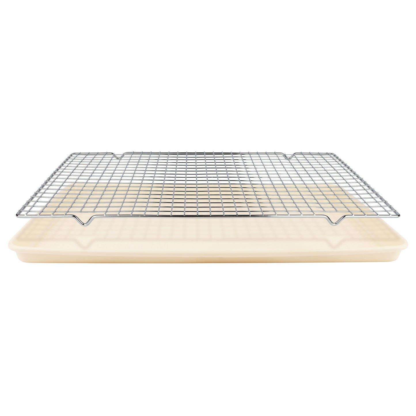 David Burke Large Cookie Sheet and Cooling Rack - Cream