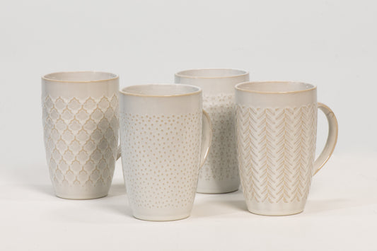 House Beautiful Linen Hues Mug Set