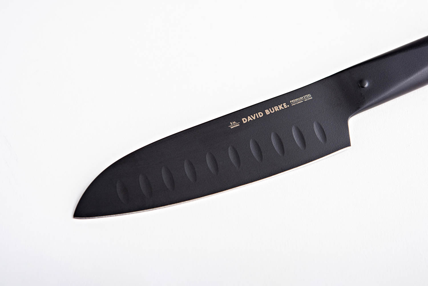 David Burke 7 Piece Acrylic Black Knife Set
