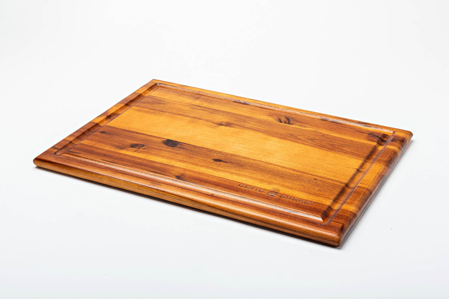 David Burke Acacia Large Carving Board with Juice Groove