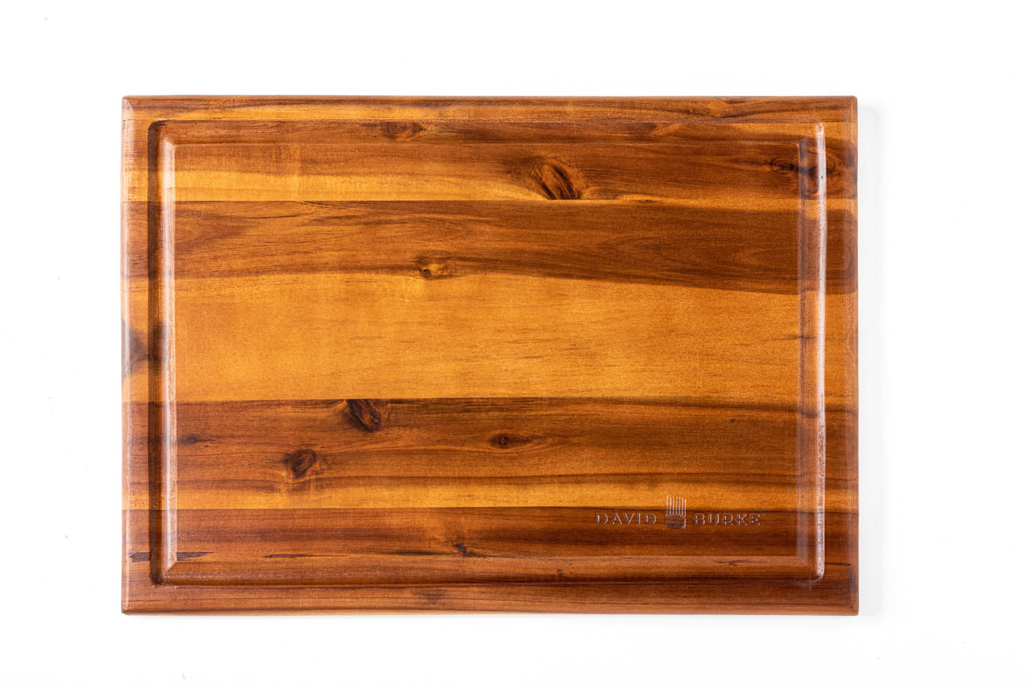 David Burke Acacia Large Carving Board with Juice Groove