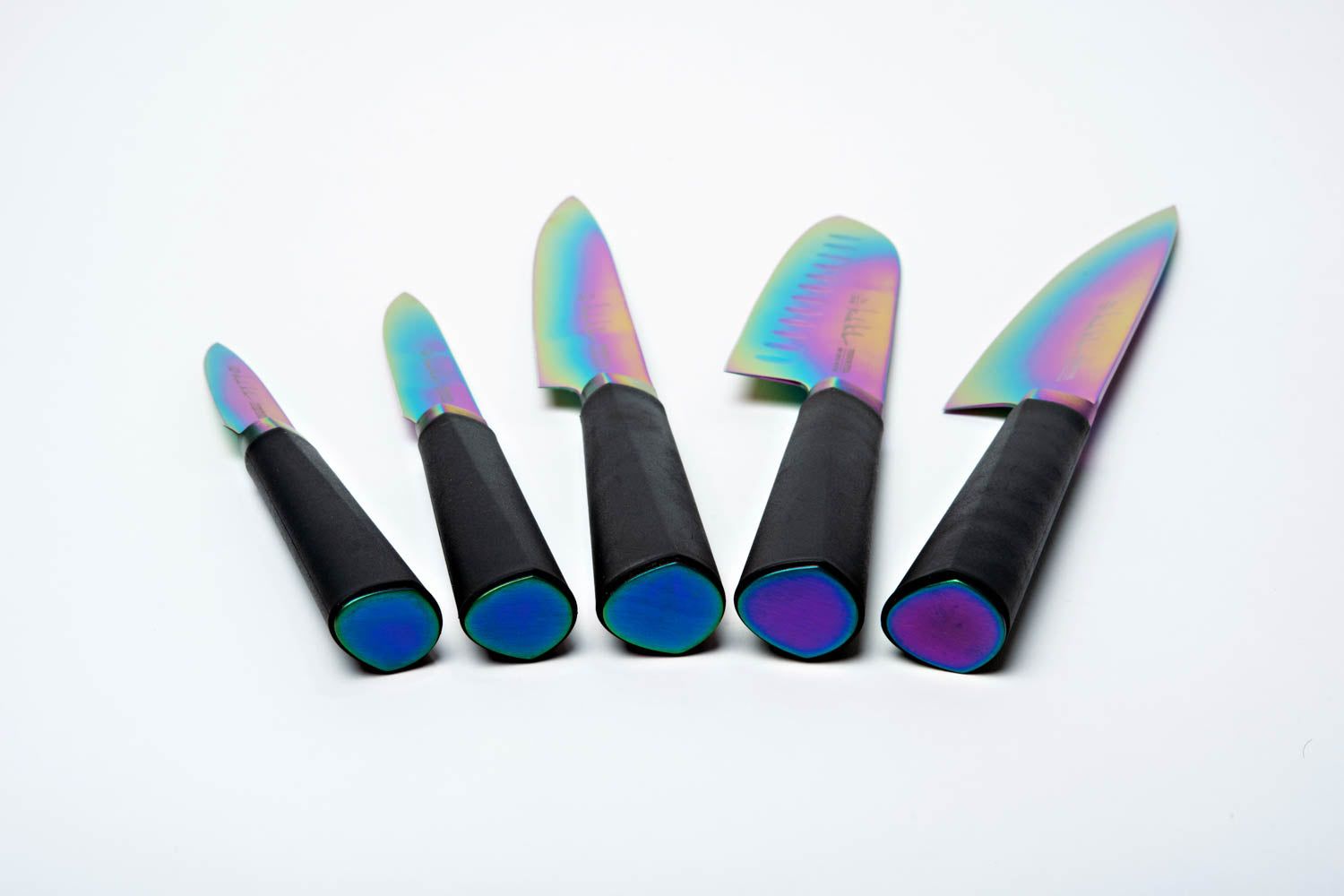 Rainbow Titanium Knife Set 17 PCS Kitchen Knives Set Nigeria